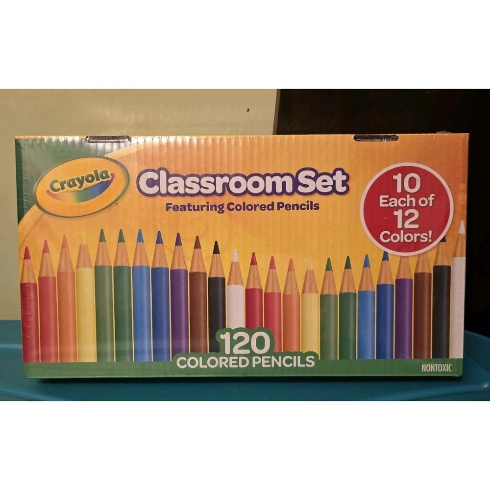 Crayola Classroom Set ColorPencils 120Ct Brand New